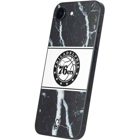 NBA Philadelphia 76ers Marble iPhone 16e Skin